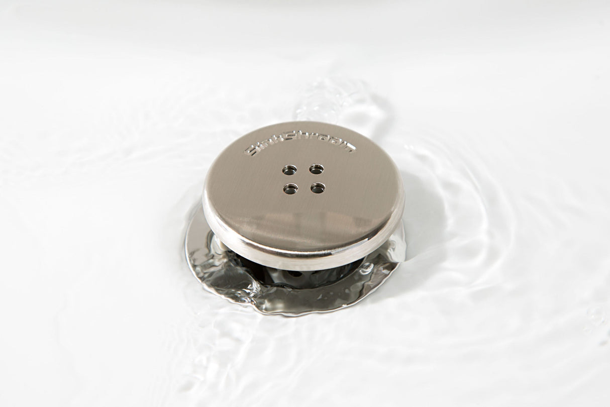 SinkShroom (Nickel Edition) The Hair Catcher That Prevents Clogged Bathroom Sink Drains from TubShroom.com