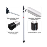 Aluminum Adjustable Telescoping Tarp Poles From Redcamp