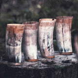 Horn Cups Set (4) from Norse Tradesman