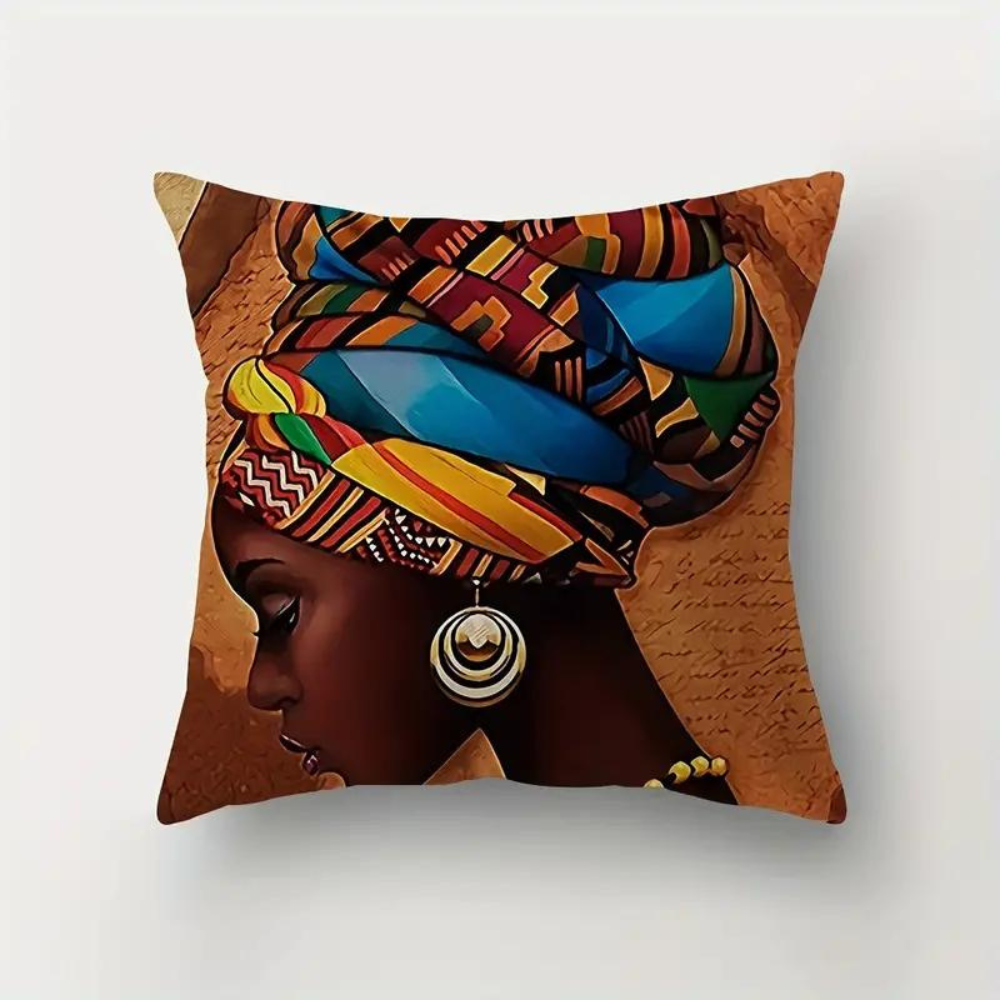 African Women Cushion Cover from Moderny
