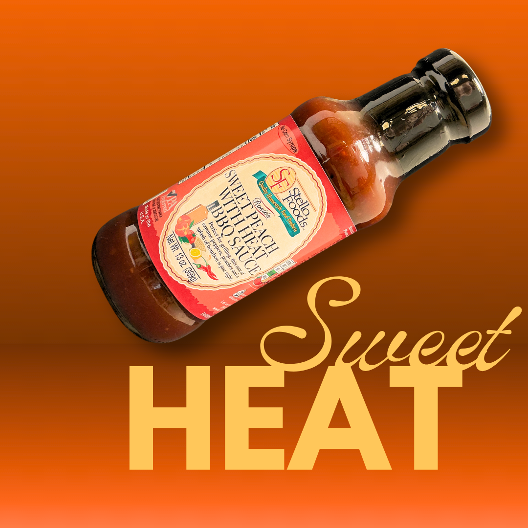 Stello Foods - Rosie's Sweet Peach With Heat BBQ Sauce 13 oz from Stello Foods