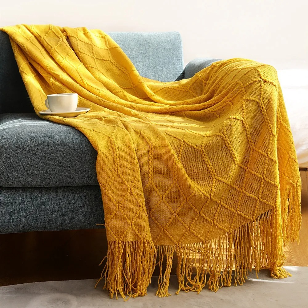 Sunset Siesta Sofa Blanket from Moderny