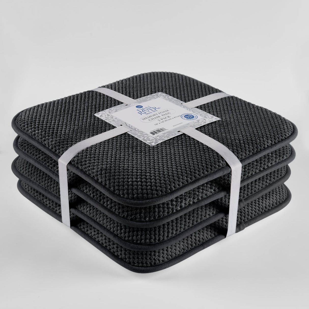 Dan River 2-4 Pack Memory Foam Non-Slip 16x16'' Chair Cushion Pad from Bed Bath Fashions