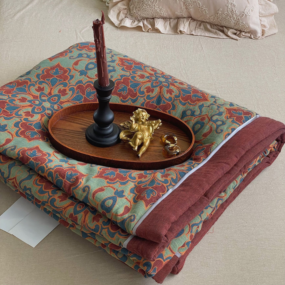Boho Summer Throw Blanket from Moderny