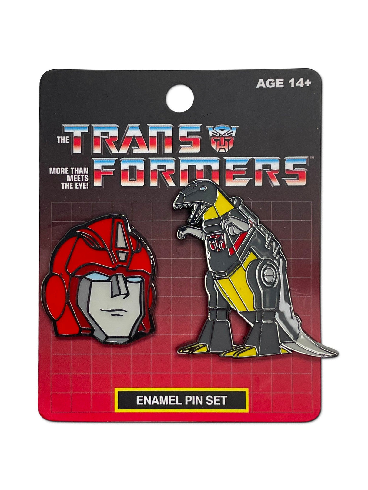 Transformers Autobots Hot Rod And Grimlock 2 Pack Enamel Pin Set From Your Favorite T Shirts