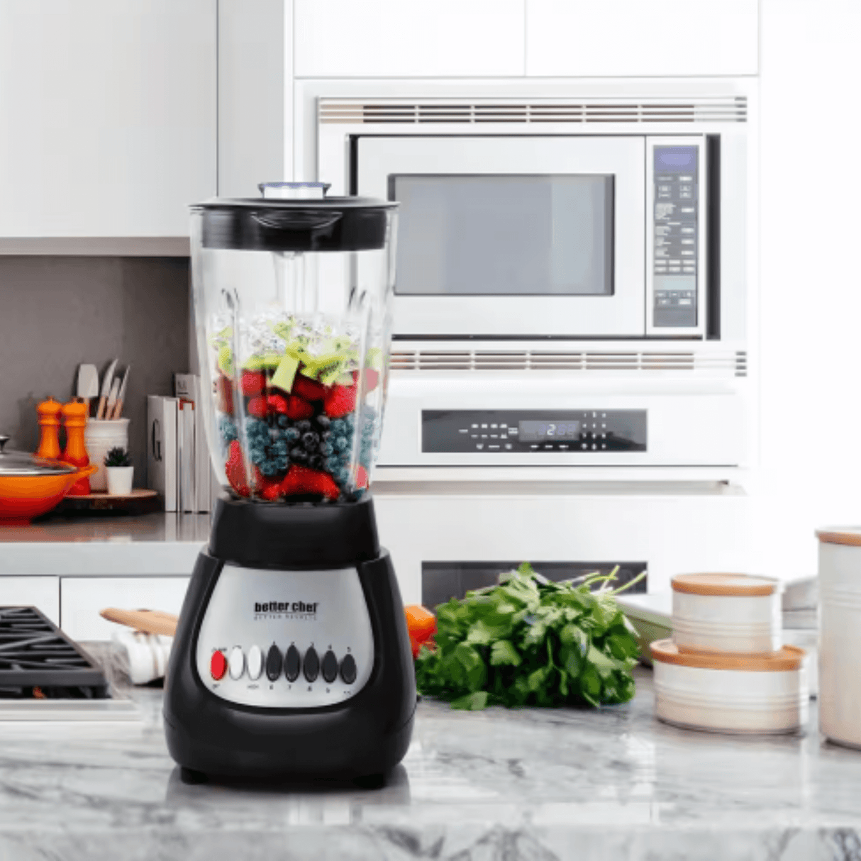 Better Chef Classic 10-Speed 5-Cup Glass Jar Blender from Jupiter Gear Home