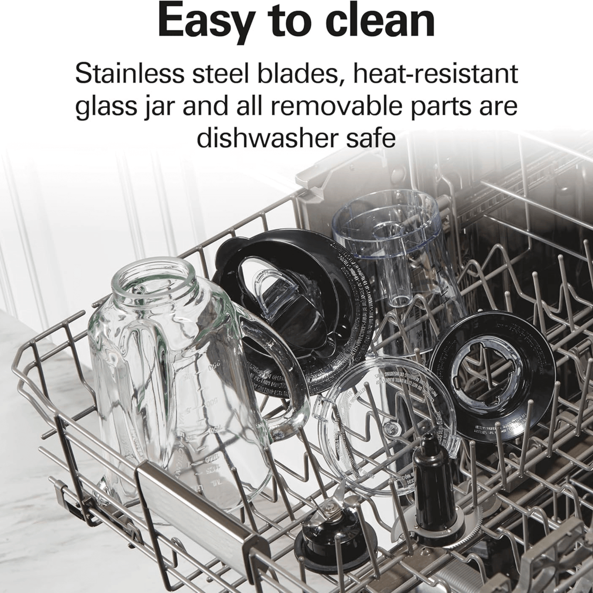 Hamilton Beach Power Elite Glass Jar Blender and Food Chopper Combo from Jupiter Gear Home