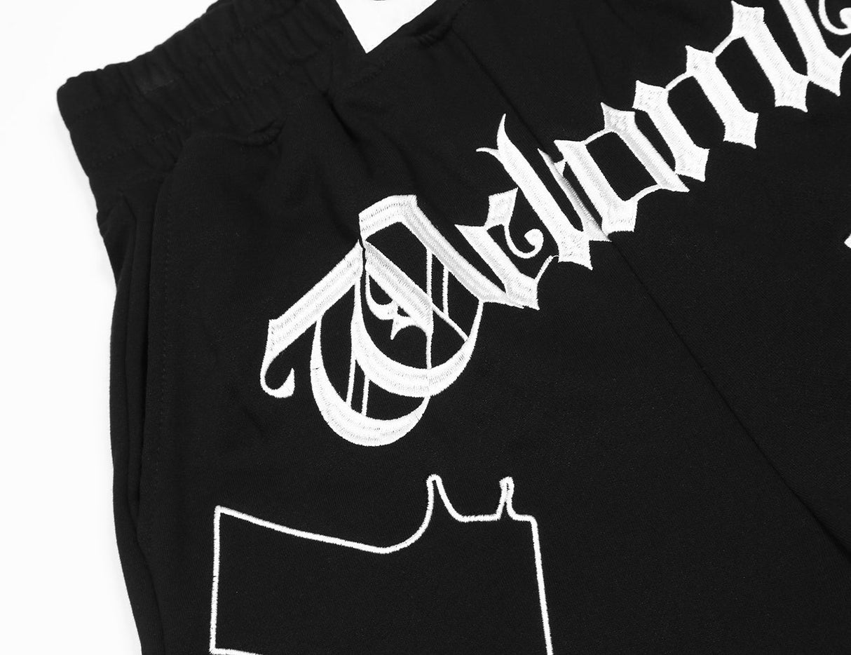 Double Pistols Embroidery Shorts From Niepce Inc