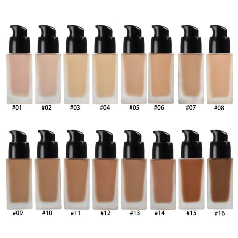Healthy Skin Liquid Full Coverage Matte Makeup Foundation with SPF 30 from Epilynx Skincare and Cosmetics