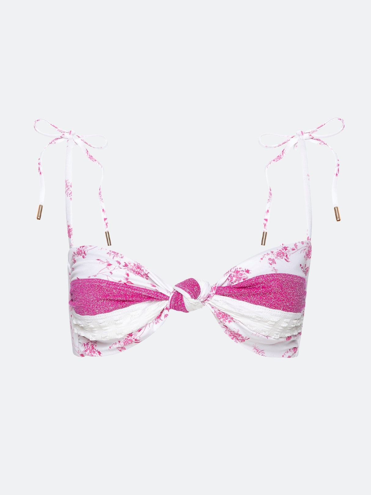 MONTAUK REVERSIBLE BIKINI TOP - PINK from ELYSIIAN