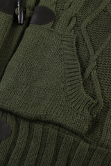 Black Toggle Coat with Sherpa Lining from MsDressly