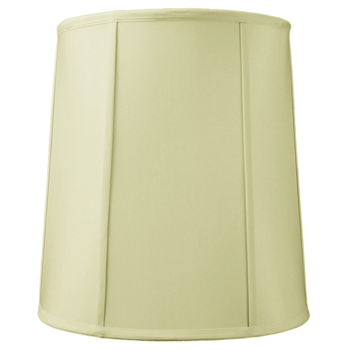 Drum 14"W x 15"H Lampshade with Piping Eggshell From LampsUSA