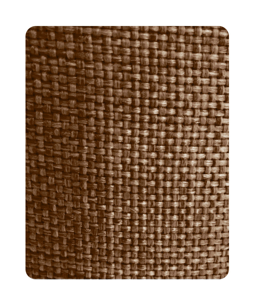 Hard Back Empire Lamp Shade - Chocolate Burlap 12"W x 9"H From LampsUSA