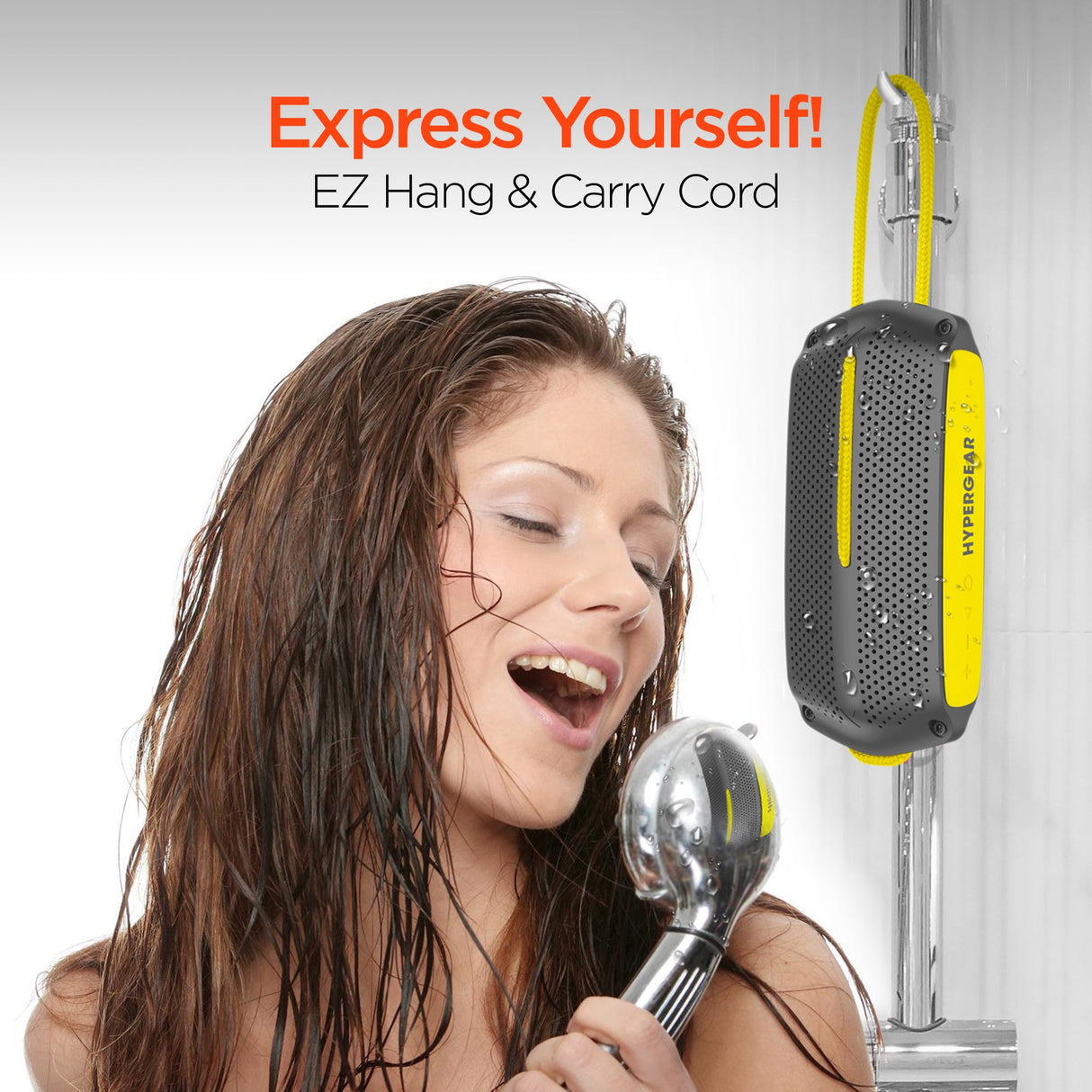 HyperGear Wave Water Resistant Wireless Speaker with Extended Battery Life (WATER-PRNT) from Jupiter Gear