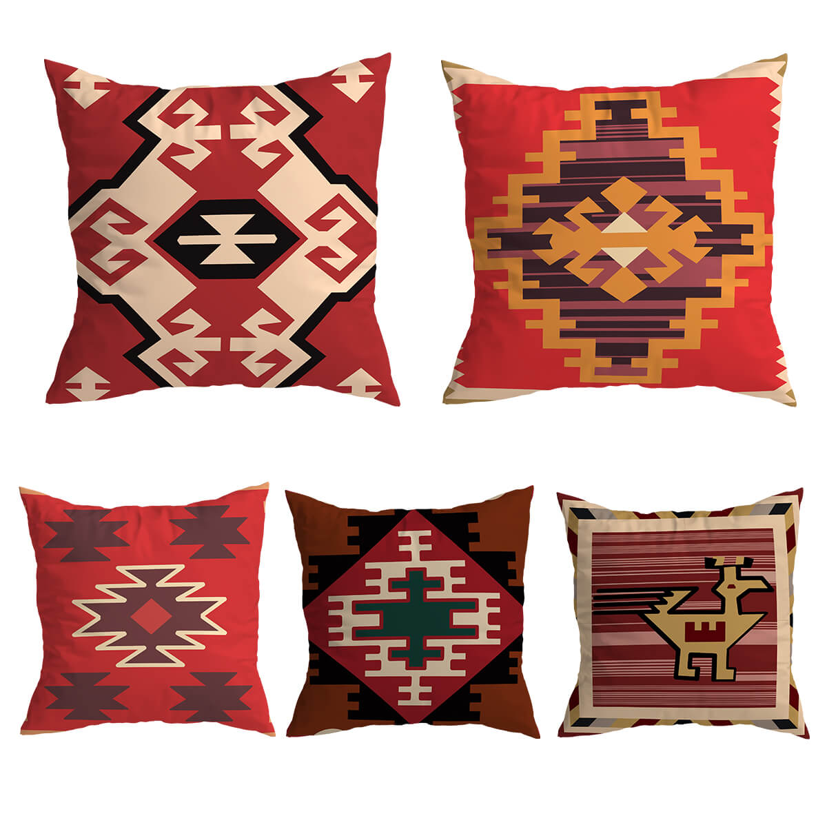 Turkish Geometric Cushion Covers from Moderny