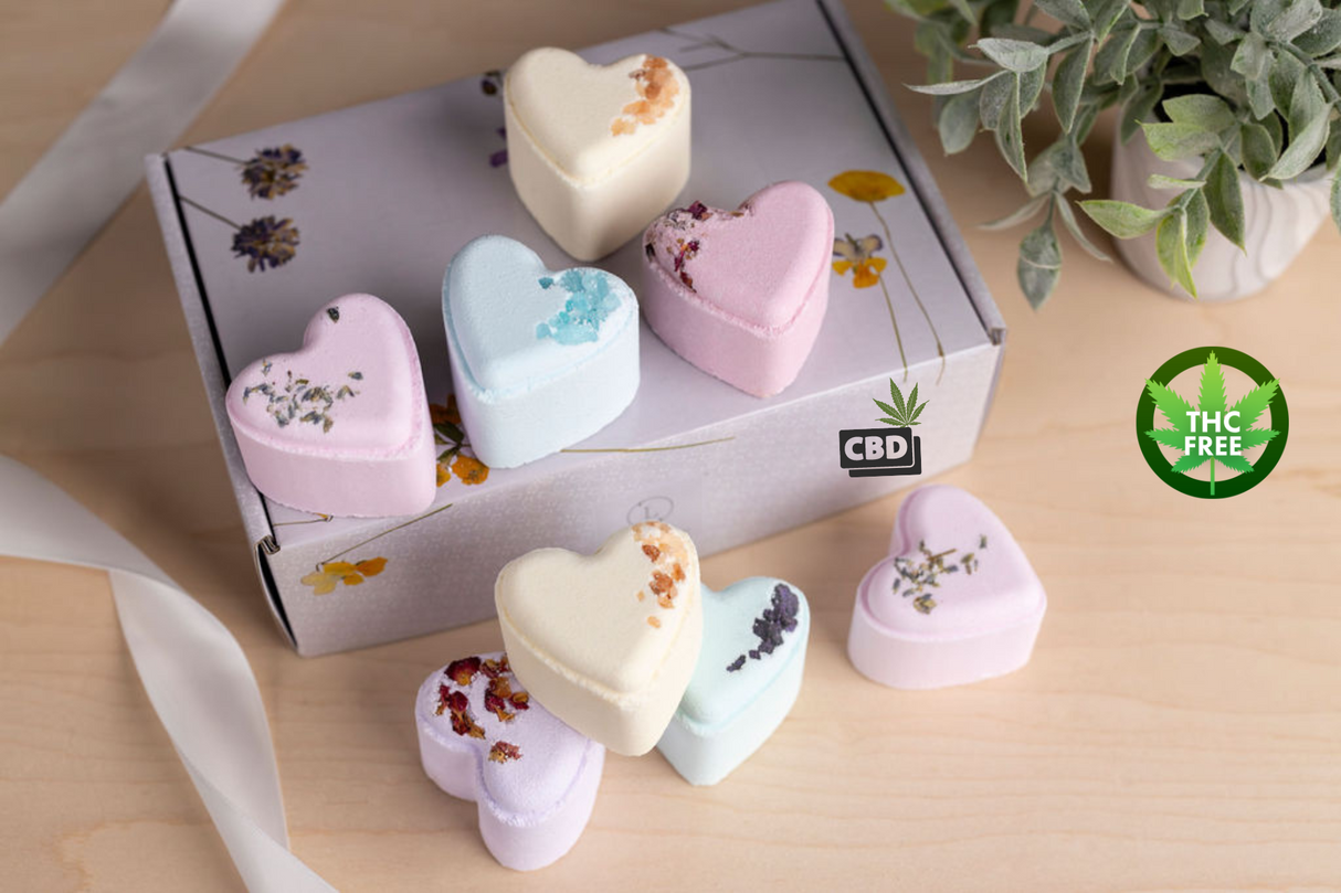 CBD - 8 Bath bombs set -  perfect for a relaxing Mother's day bath from Lizush