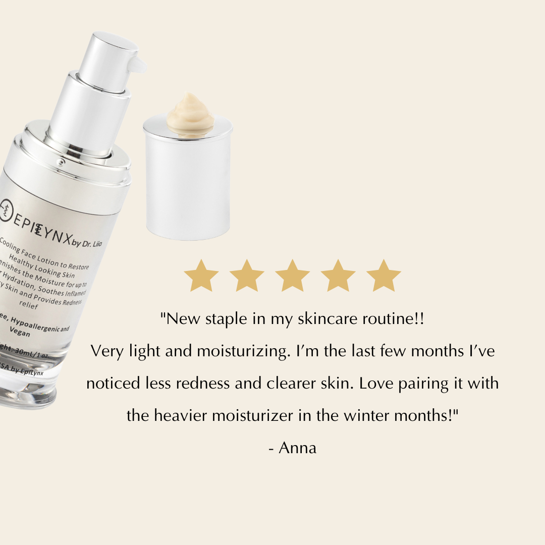 Face Moisturizer for Sensitive and Dry Skin - Lightweight from Epilynx Skincare and Cosmetics