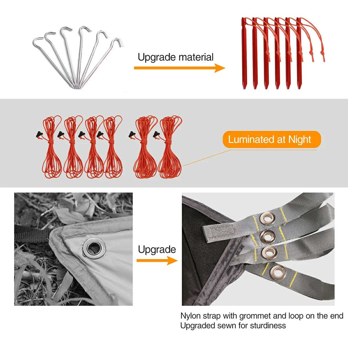 Lightweight Camping Tarp,Waterproof Tarp Shelter From Redcamp