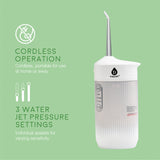 Portable USB Rechargeable Collapsible Water Flosser from Pursonic