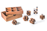 6 STEM Puzzle Gift Set - Wooden Puzzle Brain Teaser from Kubiya Games