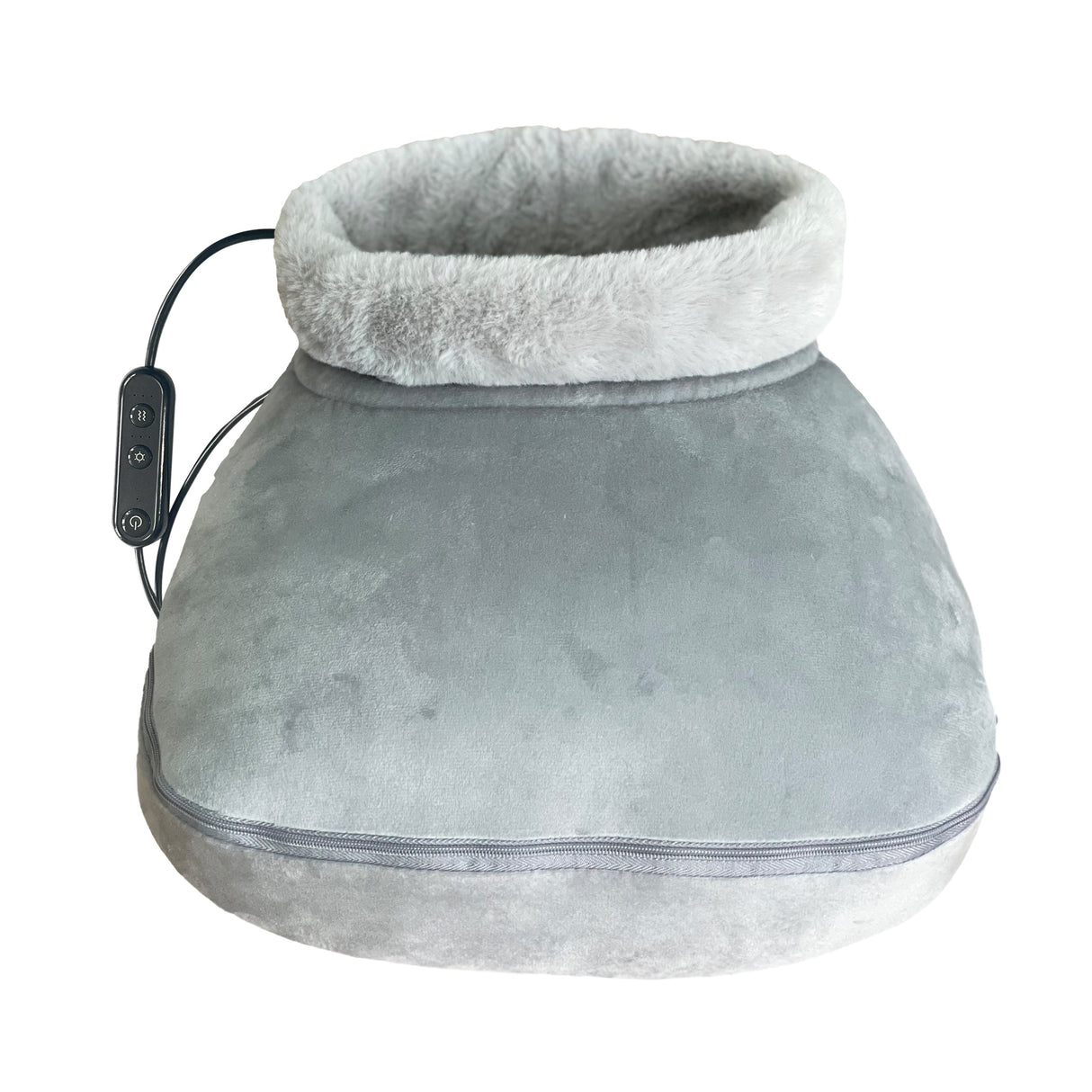Heated Foot Massager with Remote Control, Folding Design, and Dual Motor Intensities from Pursonic
