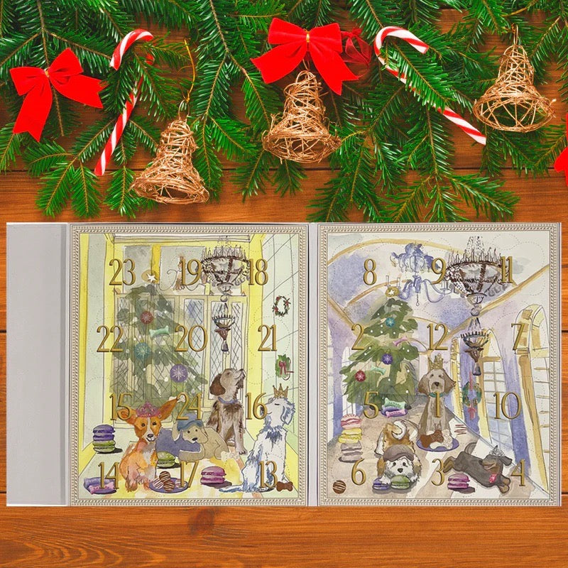 Dog Treats Advent Calendar - 24 Holiday Treats for Dogs from Bonne et Filou