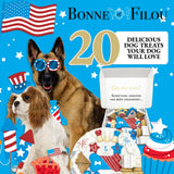 USA Themed Dog Treats Gift Box from Bonne et Filou