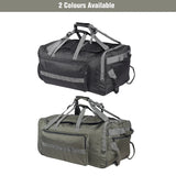 Tactical 140L Duffle Bag with Wheels and Backpack Straps