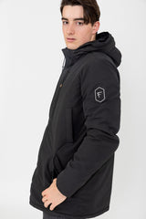 Men's Hudson Ultra Lite Hooded Winter Parka Coat From FAD