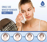 Makeup Removal Wipes 12 Pack (720 Wipes Total) – Ultra-Soft Facial Cleansing Towelettes Dissolve All Traces of Dirt, Oil & Makeup – Gentle Enough for Contact Lens Wearers, Safe for Eye from Pursonic