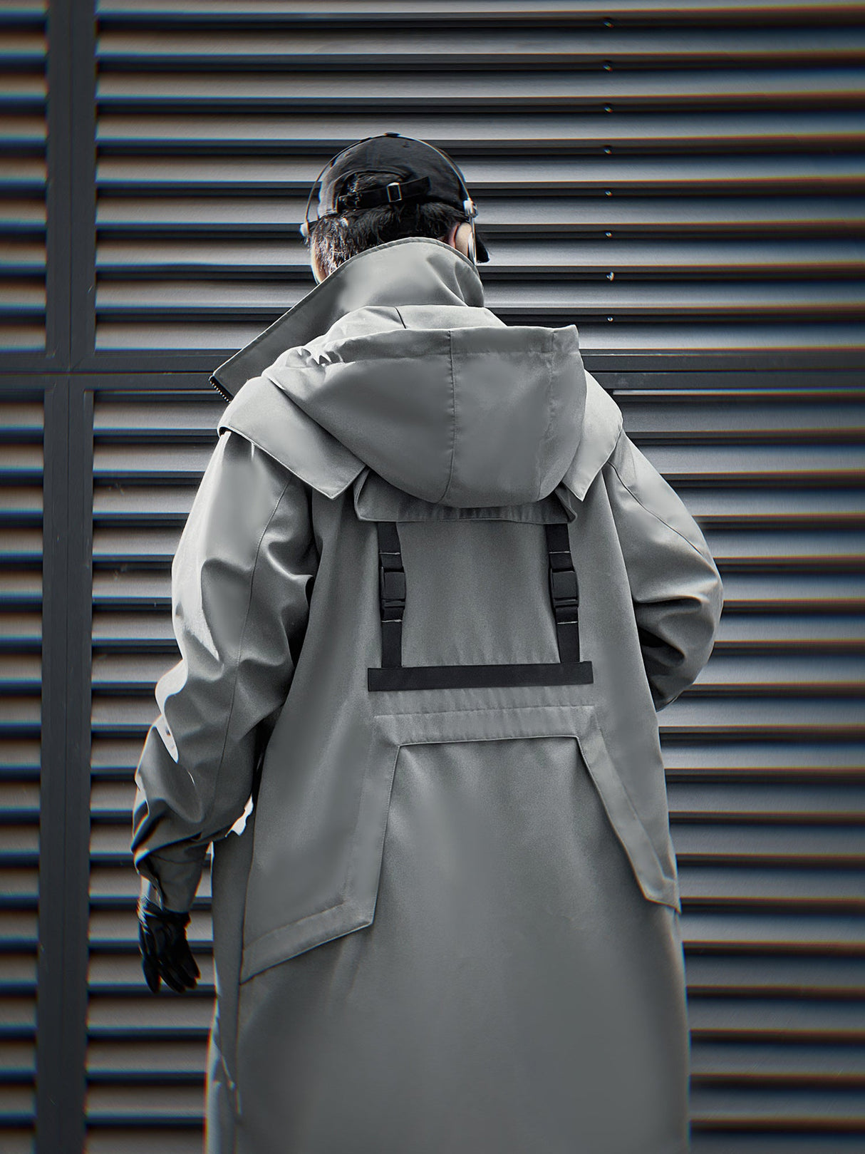 J37 Trench Coat with Hoodie from Niepce Inc