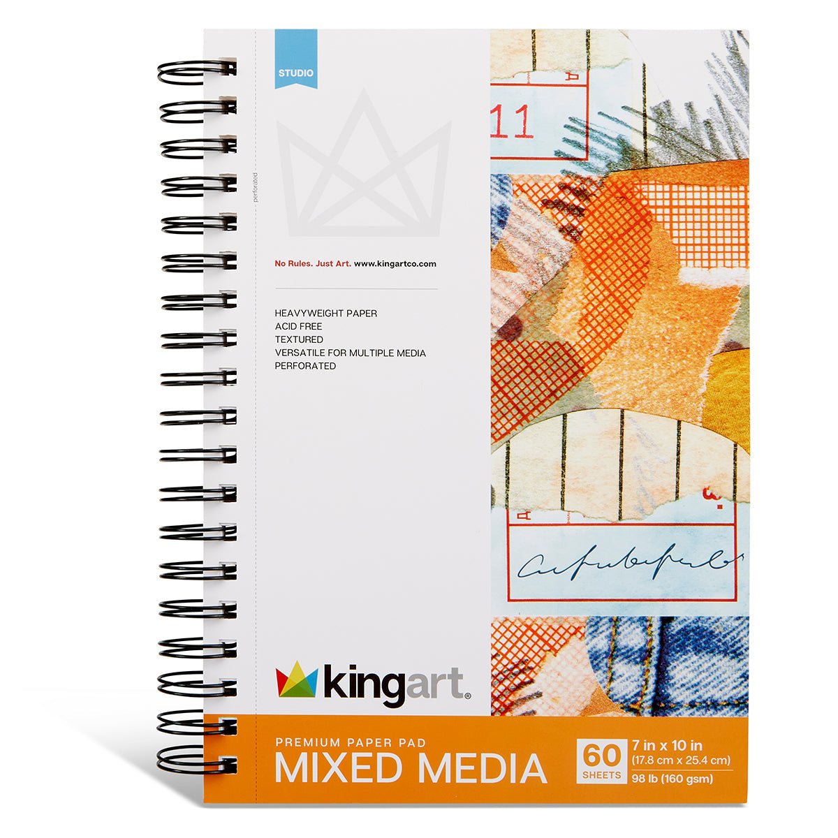 Mixed Media Paper 7x10 60 Sheets from KINGART