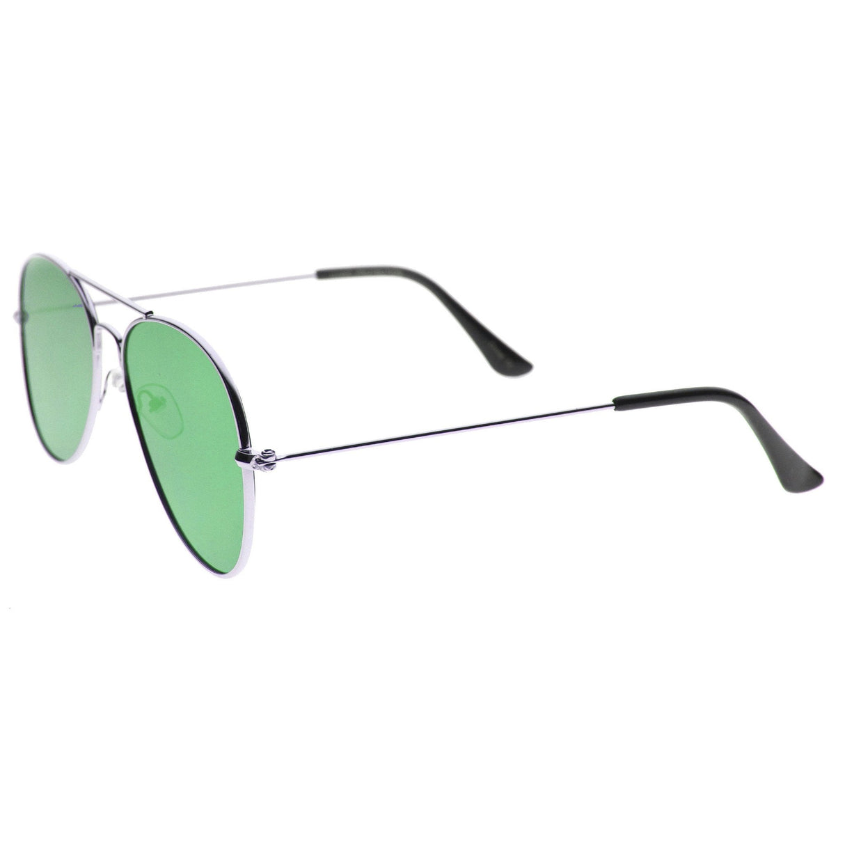Modern Flat Lens Wire Metal Aviator Sunglasses A174 from zeroUV