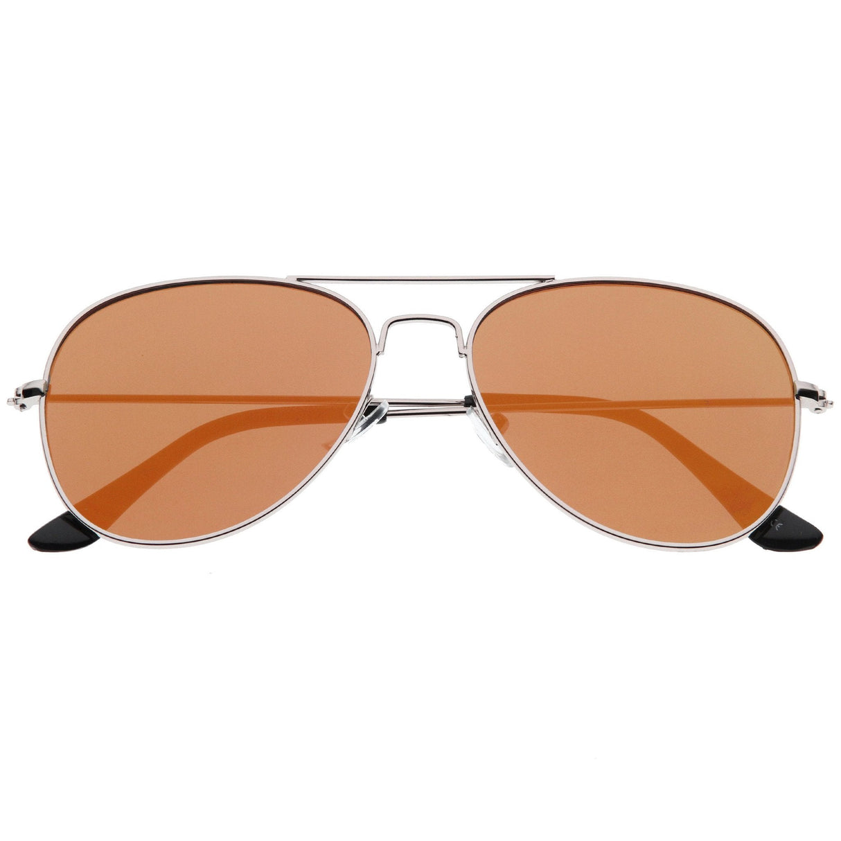 Modern Flat Lens Wire Metal Aviator Sunglasses A174 from zeroUV