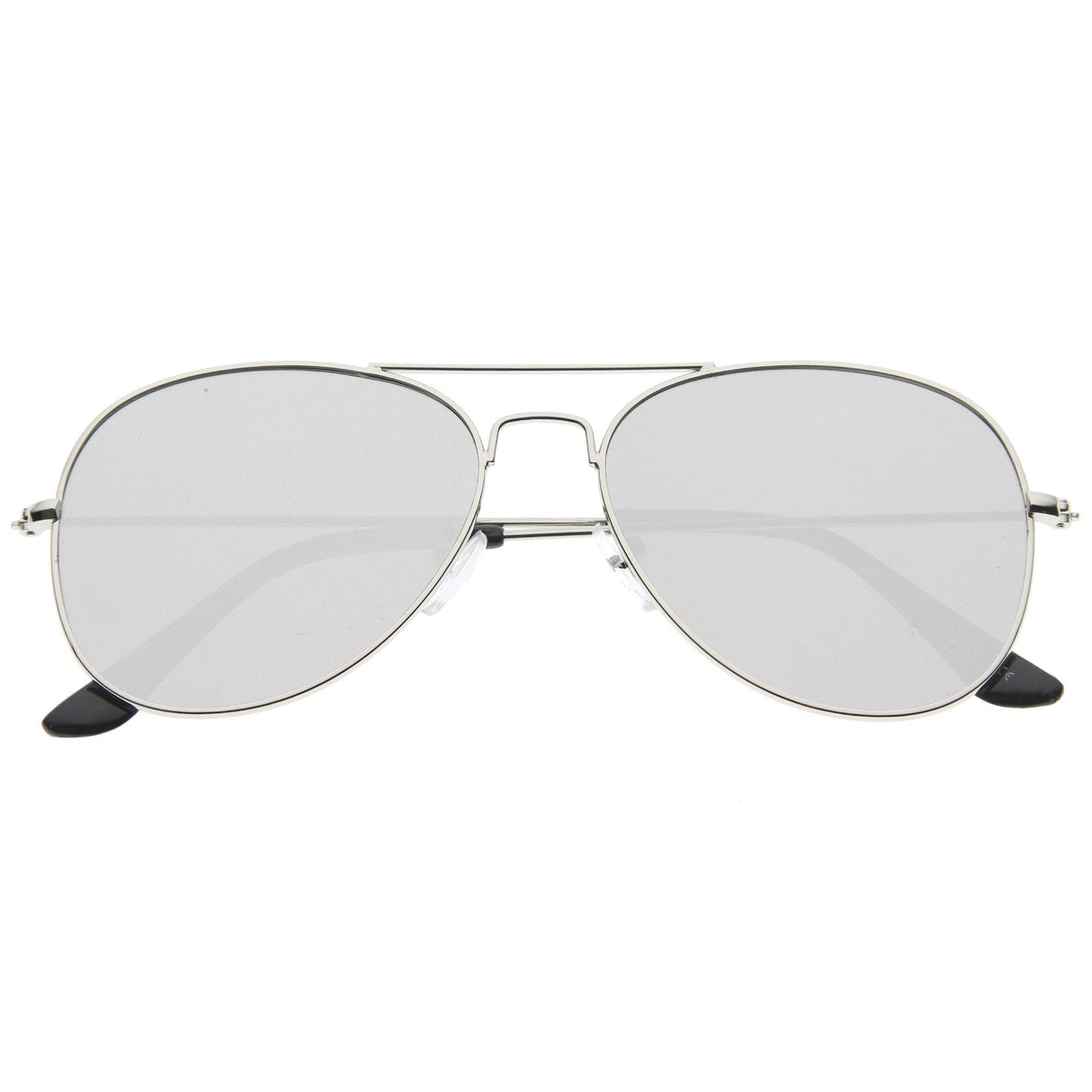 Modern Flat Lens Wire Metal Aviator Sunglasses A174 from zeroUV