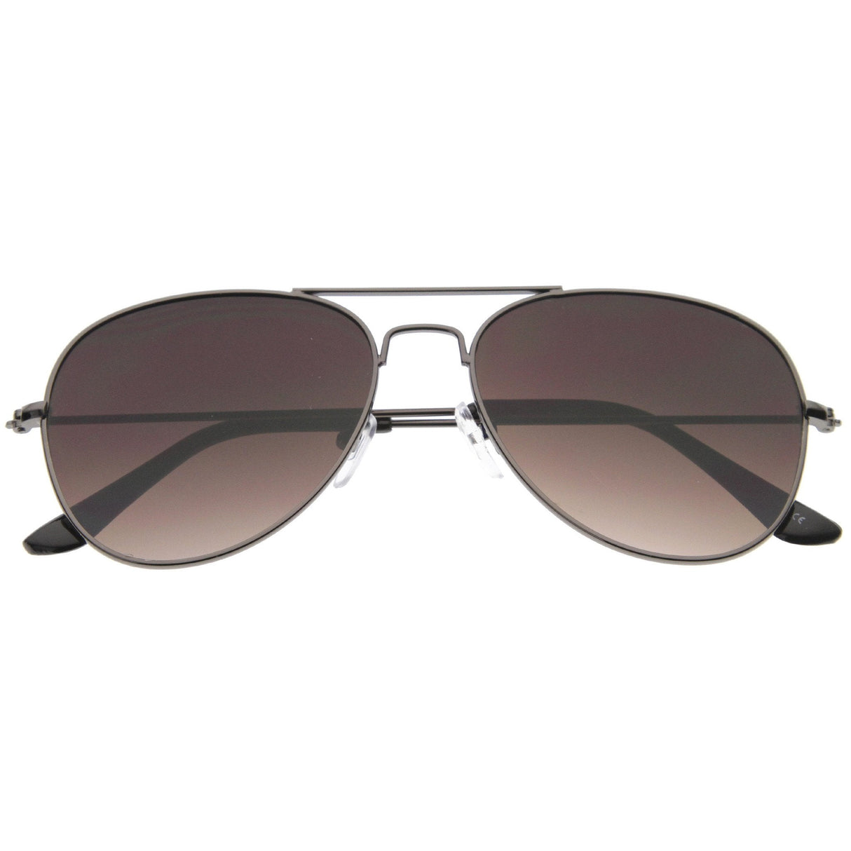 Modern Flat Front Wire Metal Aviator Sunglasses A182 from zeroUV