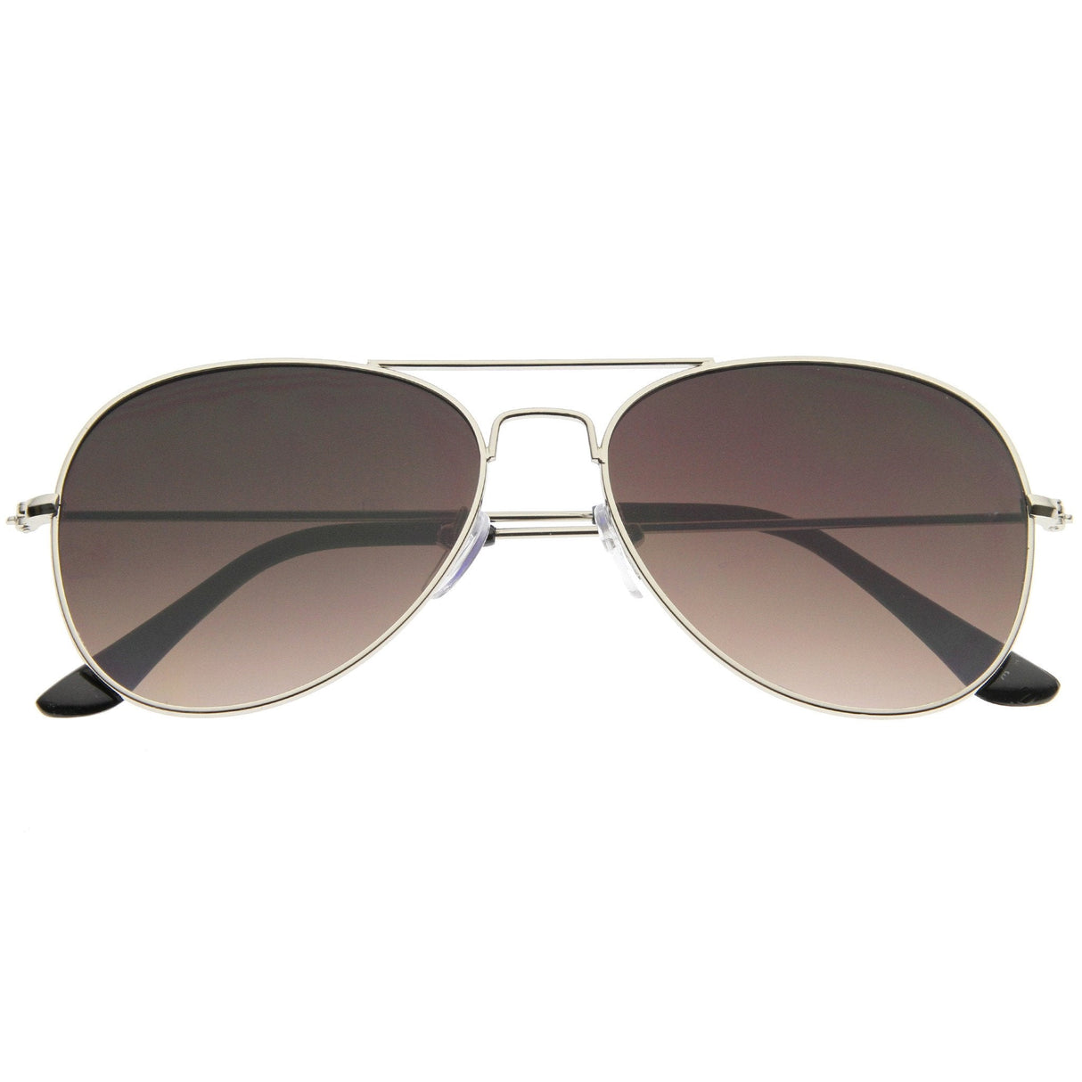 Modern Flat Front Wire Metal Aviator Sunglasses A182 from zeroUV