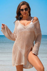 Crochet Side Split Beach Coverups Swimwear Dress from My Pampered Life Seattle