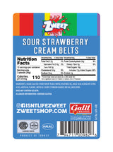 Sour Strawberry Creamsicle Belts | Zweet | 10 oz (3 pack) from PETEZ POP WHOLESALE
