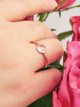 Mini Pebble Ring - Rose Gold from Ash & Rose