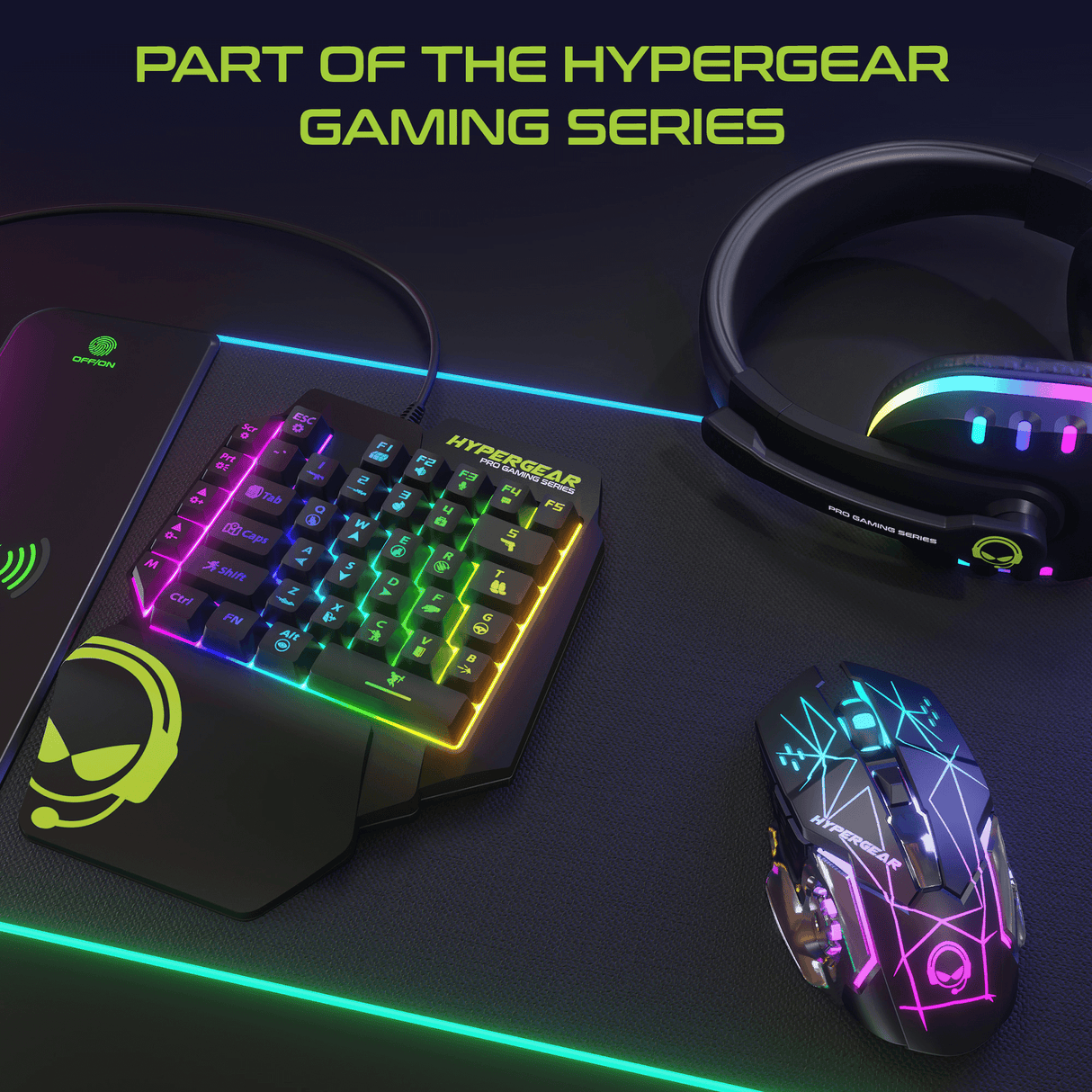 HyperGear KeyVictory One-Handed Gaming Keypad from Jupiter Gear Home