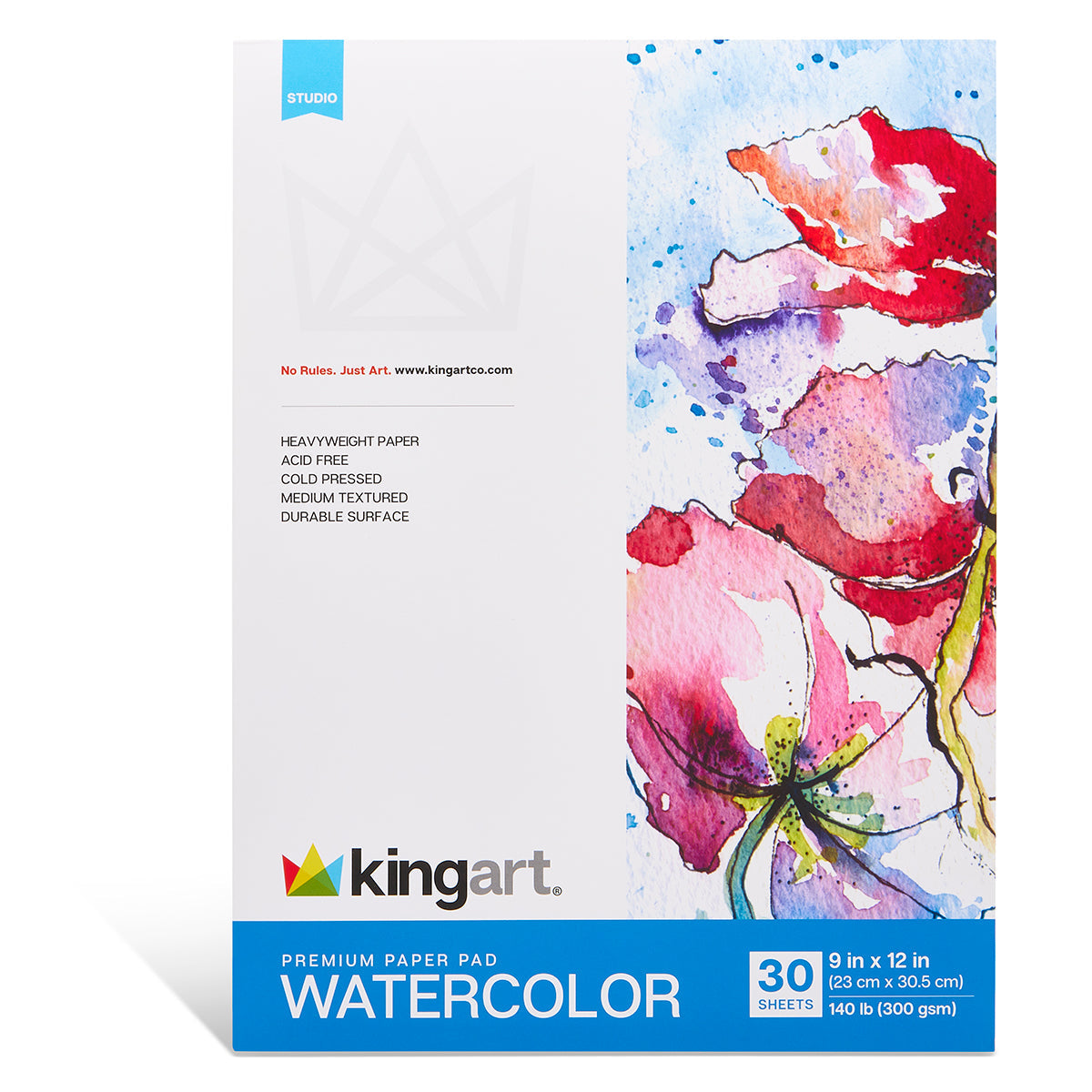 Watercolor Paper 9x12 30 Sheets from KINGART