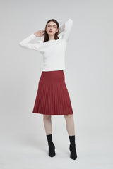 MM YEAR ROUND PLEATED - RUST from Mia Mod