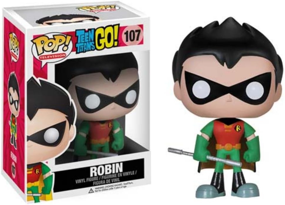 Funko POP TV: Teen Titans Go! - Robin #107 From Ralphie's Funhouse