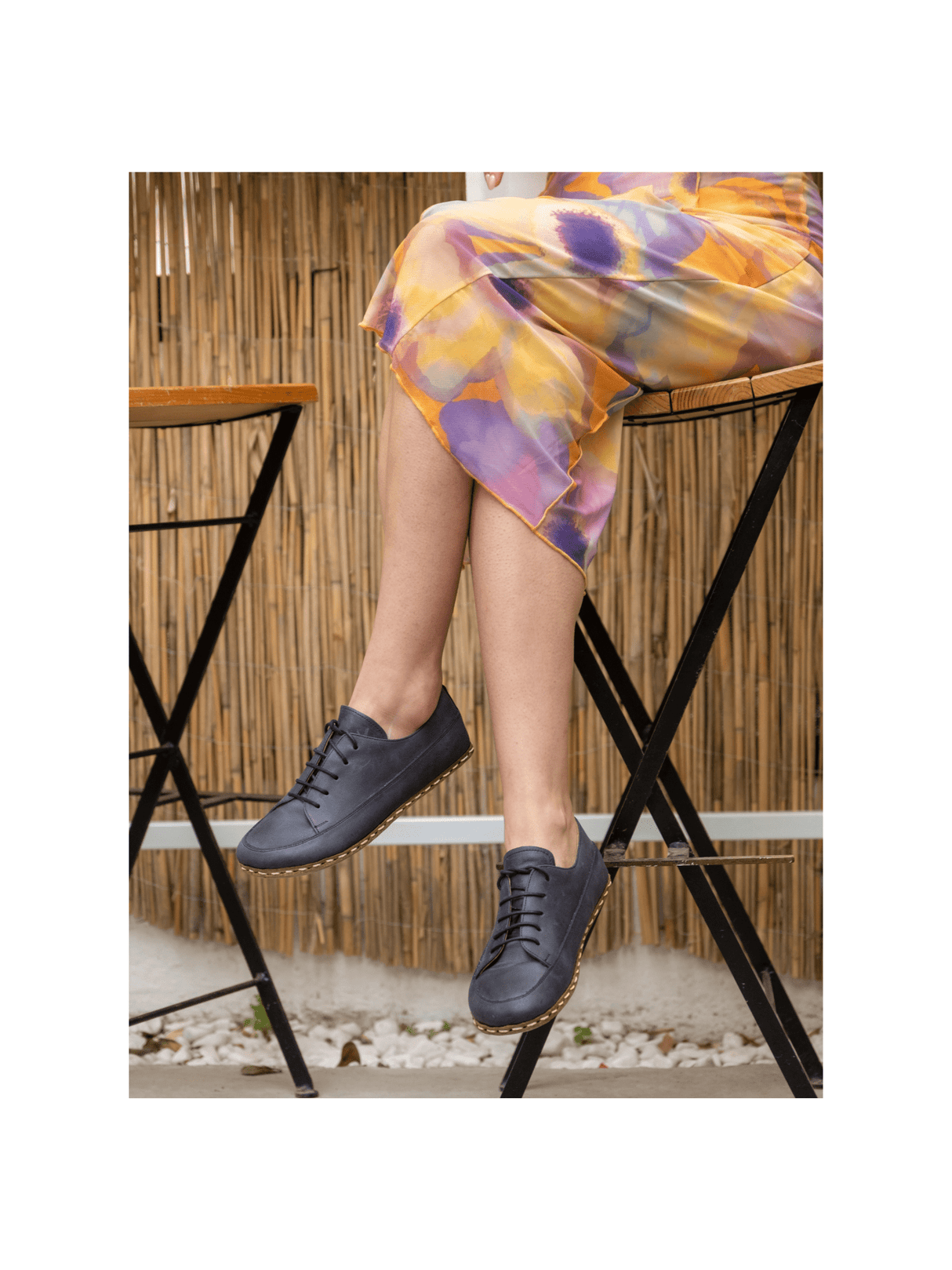 Men's Blue Barefoot Sneakers from Atlantis Handmade Shoes