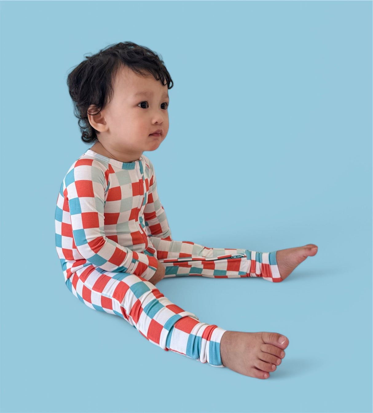 USA CHECKERS DREAM ROMPER from DREAM BIG LITTLE CO