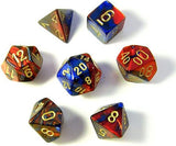 CHESSEX: POLYHEDRAL Gemini DICE SETS From PunkOuter Games