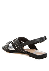 The Waverly Studded Strap Sandals from Tallulah Lou
