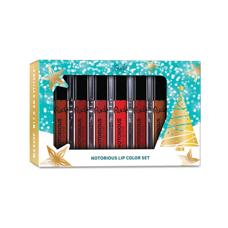 Notorious Lip Color Gift Set - Dark from Rude Cosmetics