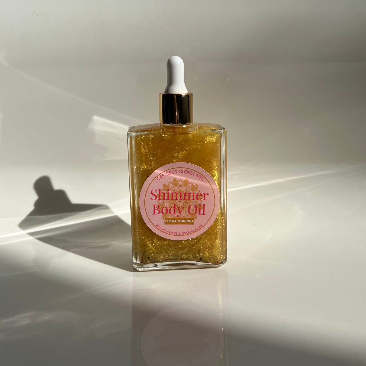 Shimmer Dry Body Oil from Cee Cee's Closet NYC